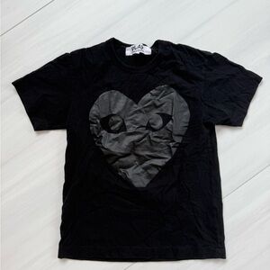 Kids Black Heart T-Shirt